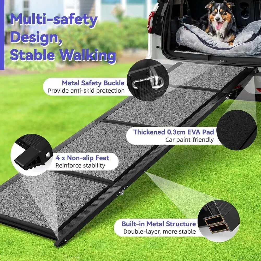 67''L & 20''W Portable Dog Ramp for Car